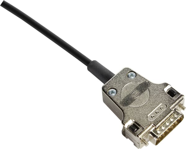 Harting 09 67 015 0344 09 67 015 0344 D-SUB-kaappi Poltal: 15 Metalli 180 ° Sølv 1 stk