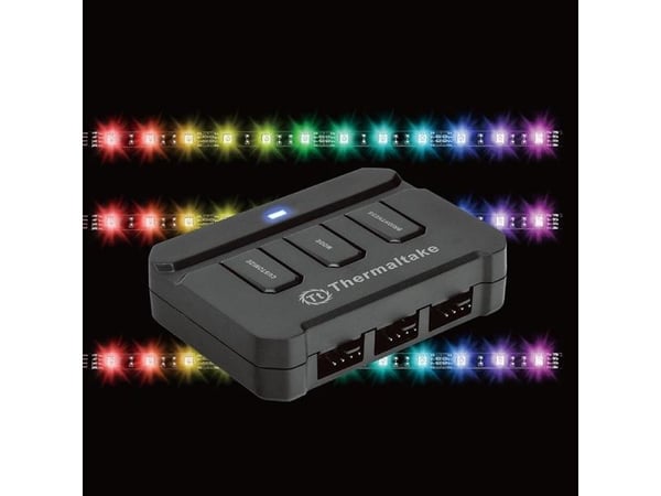 Thermaltake Lumi Color 256C RGB - Lysstripesett - LED - 256 farger - svart