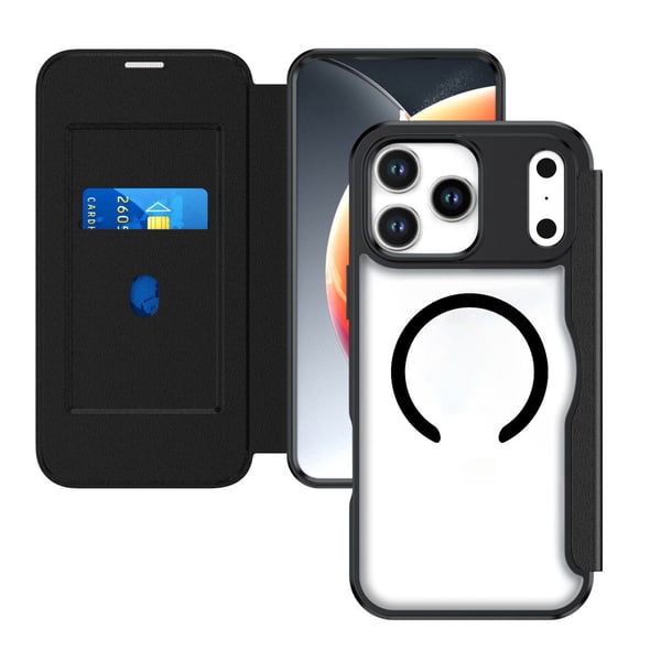 4smarts Urban Pro, Flip case, Apple, iPhone 17 Pro, 16 cm (6.3"), Svart