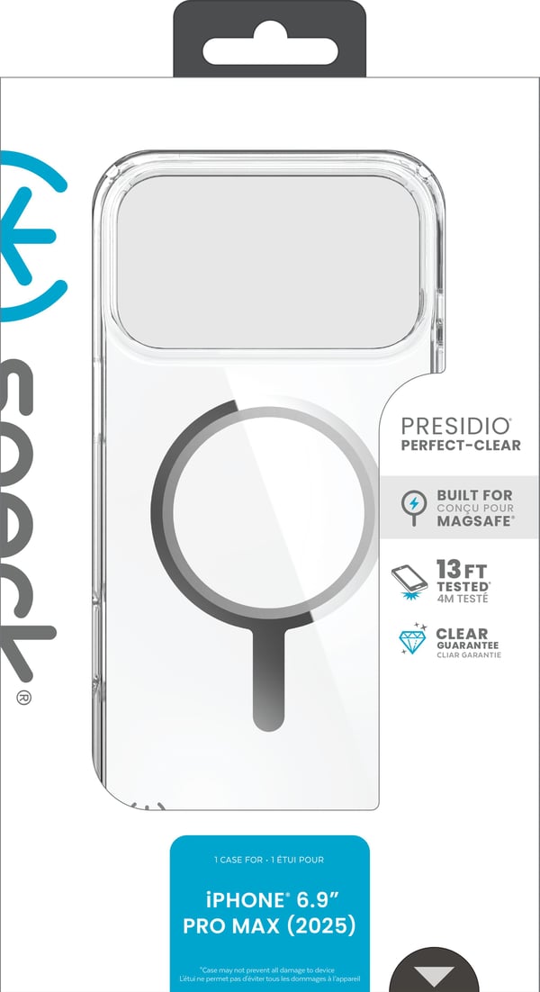 Speck 150981-3240, Etui, Apple, iPhone 17 Pro Max, 17,5 cm (6.9"), Gjennomsiktig