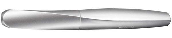 Pelikan Twist P457 fyllepenn M-spiss, rustfritt stål, sølv