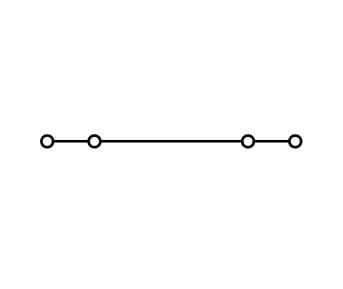 Wago 4-leder klemr (tverrklemme) 2,5mm² oransje TOPJOBS (2002-6402)