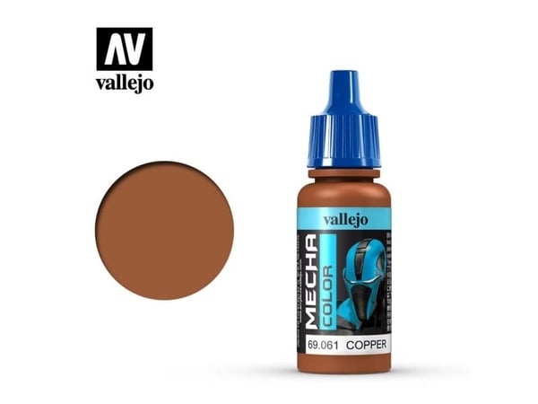 Vallejo 69.061, 17 ml, Koppar, Metallisk, Flaska