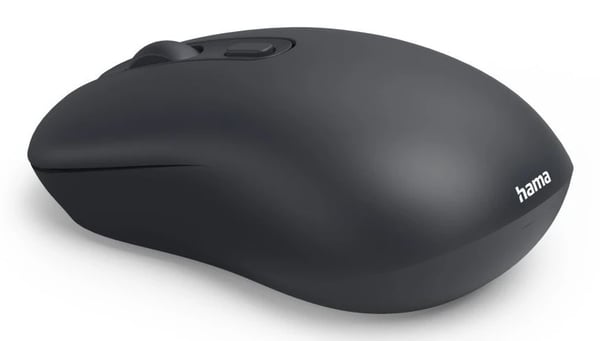 Hama WM-200, Molempikätinen, Optinen, Langaton RF, 1600 DPI, musta