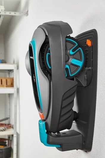 Gardena-seinäkiinnike robottiruohonleikkurille