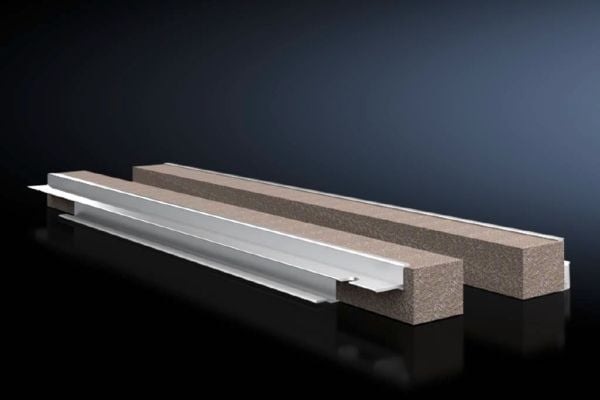 Rittal VX 8618.812, Kabelkanal, Grå, Aluminium, IP55, 1000 mm, 4 stykker