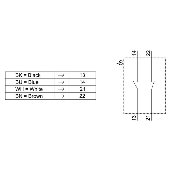 Siemens kontaktelement 3SE6605-2BA10