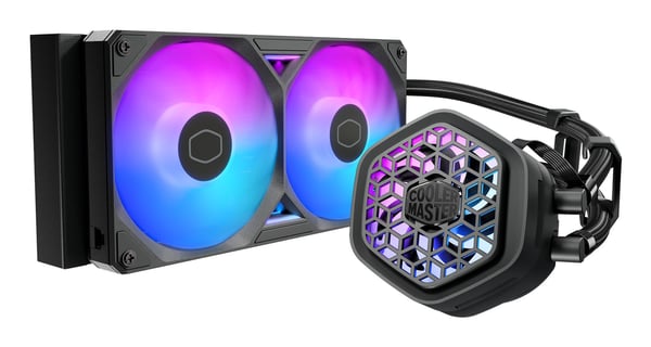 Cooler Master MasterLiquid 240 Atmos II - Væskekjølesystem for prosessor - Radiatorstørrelse: 240 mm - (for: LGA1851, LGA1700, LGA1200, LGA1151, LG...