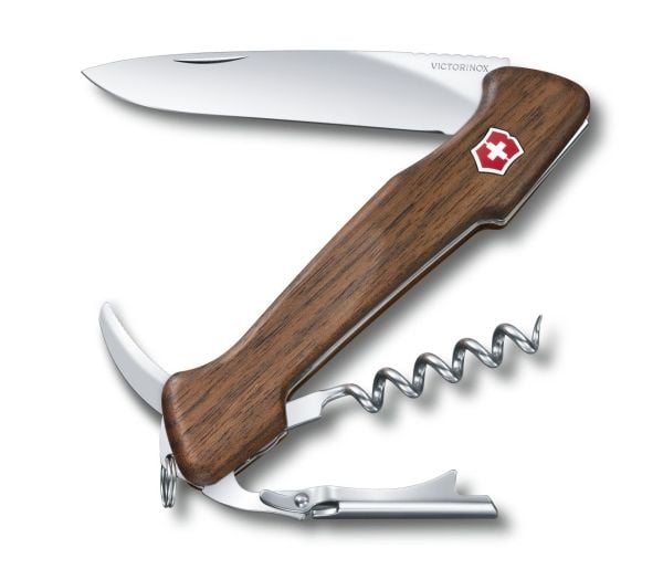 Victorinox Wine Master, Klappkniv med lås, Multiverktøyskniv, Klipp punkt, Tre, Sølv, 6 verktøy