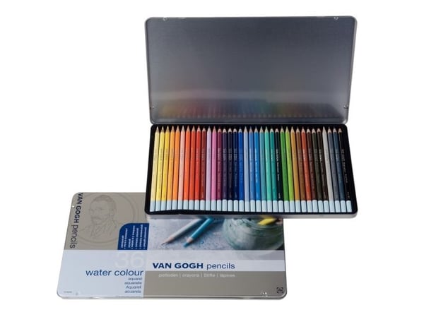 Van Gogh akvarellfargeblyant advanced-sett, 36 farger