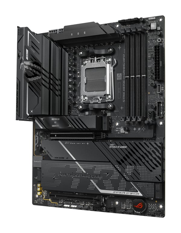 ASUS ROG STRIX X870E-H GAMING WIFI7 moderkort X870E AM5 ATX DDR5
