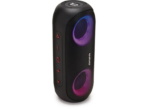 Aiwa BST-650BK, 20 W, 60 - 20000 hz, Trådlös, 10 m, USB Type-C, Bärbar monohögtalare