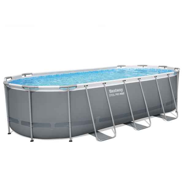 Bestway Levant 56710, 13430 l, Innrammet basseng, Stige, Brun, 89,6 kg