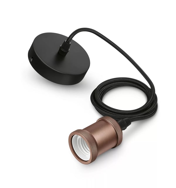 Philips - Taklampe - 1 sokkel - E27 - rosagull