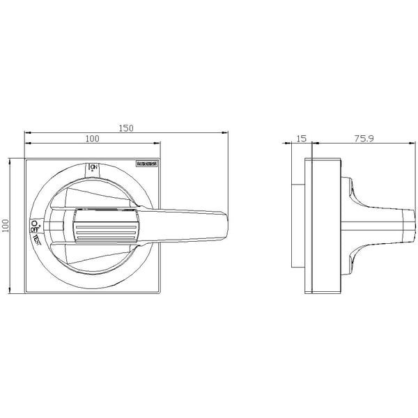 Siemens 8UD1841-2AF05, 646 g, 198 mm, 195 mm, 105 mm