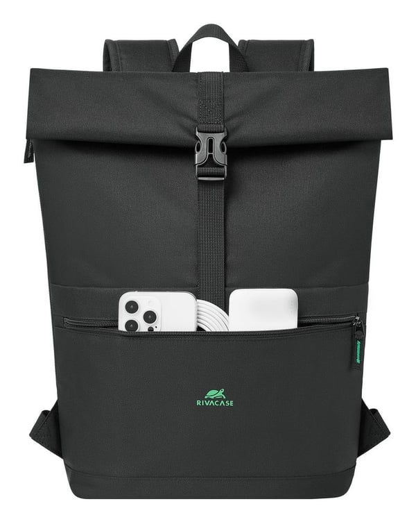 Rivacase Gremio, Urbaani, Unisex, 39,6 cm (15,6"), Muistikirjalokero, Vedenpitävä, Polyesteri, Kierrätetty polyeteenitereftalaatti (rPET)
