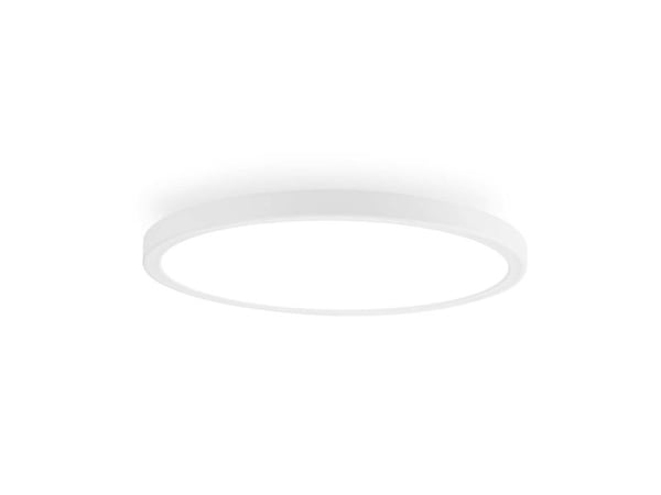 Nedis SmartLife - Innertakslampa - LED - 18 W (motsvarande 60 W) - klass F - RGB/varmt till kallt vitt ljus - 2700-6500 K - rund - vit