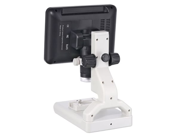 Levenhuk Rainbow DM700 LCD, Digitaalinen mikroskooppi, Musta, Valkoinen, Muovi, LCD, 17,8 cm (7"), 0 - 83 mm