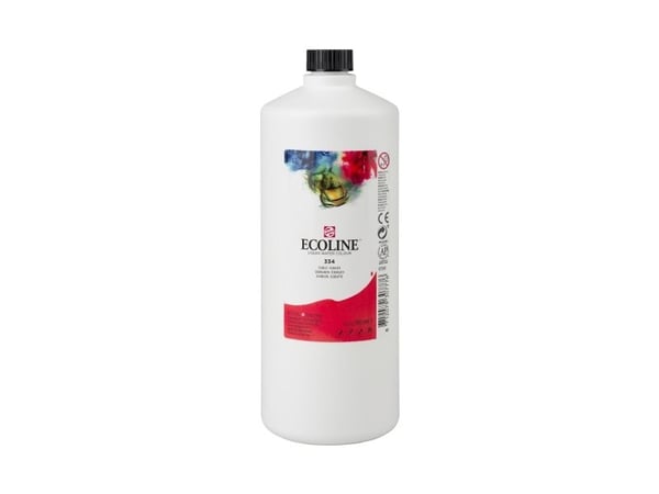 Ecoline nestemäinen vesiväripullo Scarlet 334