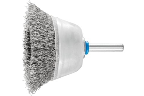 PFERD 43211003, Kopp stålbørste, 6 mm, 6 cm, Rustfritt stål, 4500 RPM, 10 stykker