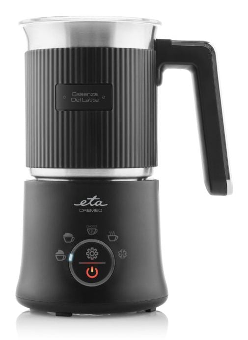 Eta Cremeo, Automatisk melkeskummer/varmer, Svart, Rustfritt stål, 0,35 l, Rustfritt stål, Berøringskontroll