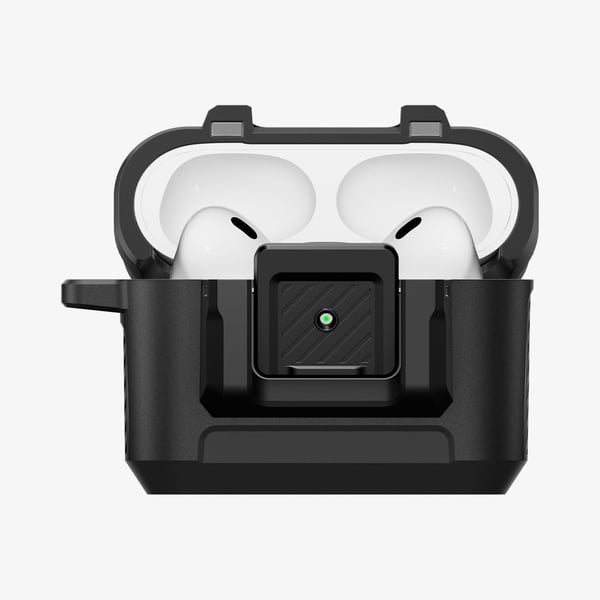 Spigen Lock Fit, låda, polykarbonat (PC), termoplastisk polyuretan (TPU), svart