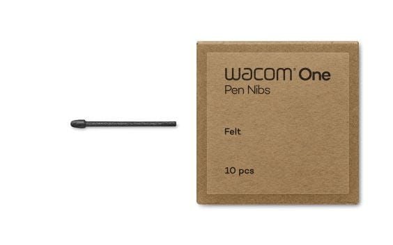 Wacom ACK24919Z, Kynänkärki, Wacom, Wacom One Standard Pen, Musta, Huopa, 10 kpl