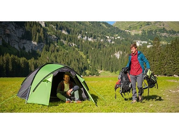 Coleman Pingora 3 BlackOut tält 3 personer 5,5 m² 3,7 kg, grön/grå