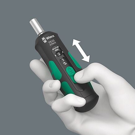 Wera 7510 Kraftform Safe-Torque Speed momenttitaltta 1-3 Nm 1/4" kuusiokanta