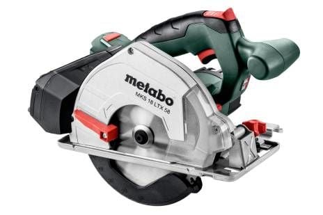Metabo MKS 18 LTX 58, Metall, Grønn, Sølv, 16,5 cm, 2 cm, 2,5 m/s², 1,6 m/s²