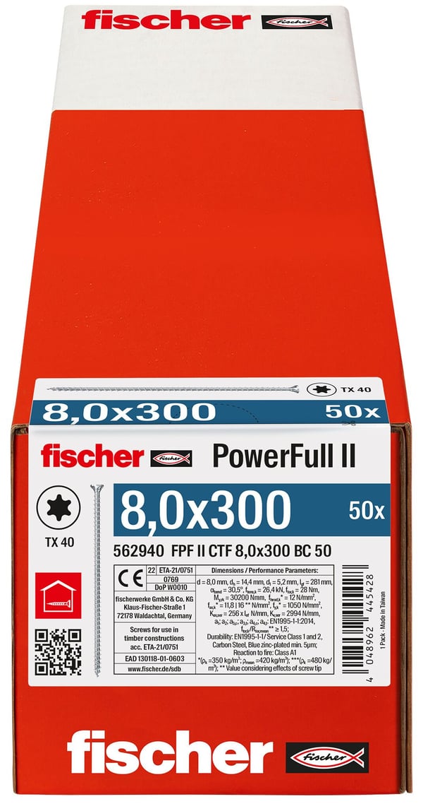 Fischer 562940, 50 stykker