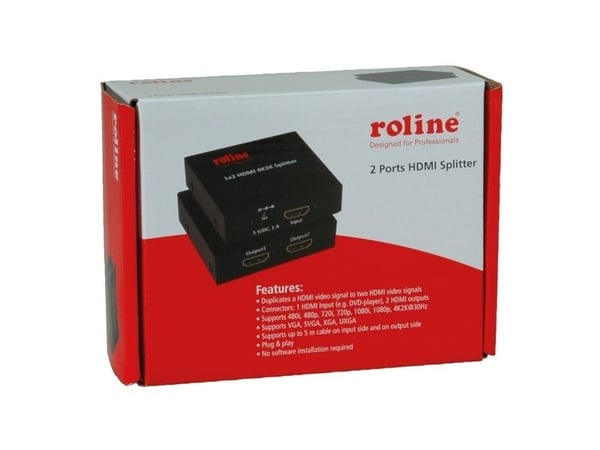 Secomp 14.01.3555, HDMI, 2x HDMI, 4096 x 2160 pixlar, Svart, 1080p, Energiljus, Status
