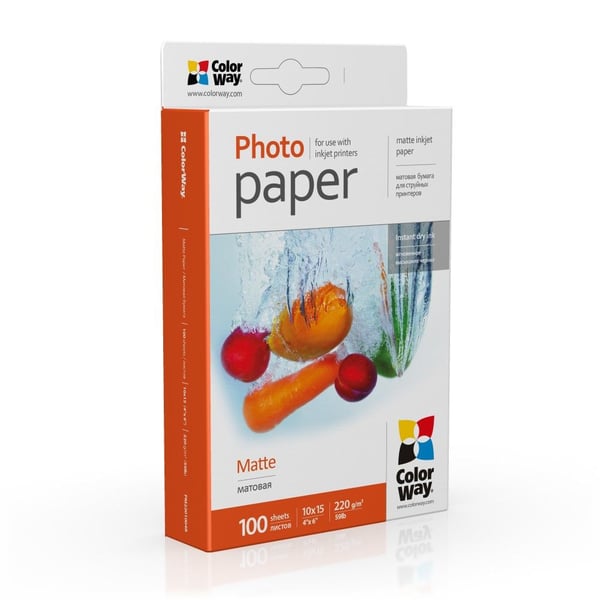 Colorway PM2201004R, Matta, 220 g/m², 10x15 cm, Esite, Kalenteri, Cards and gift wraps, Daily use, Office printing, Kuva, Photo collage, Photo..., ...