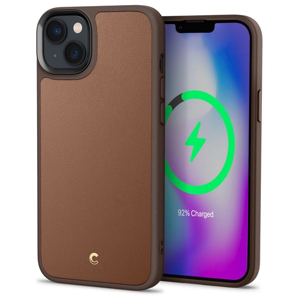 Spigen ACS04947, Suojus, Apple, iPhone 14 Plus, 17 cm (6.7"), Ruskea