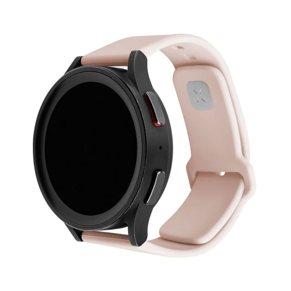 FIXED - Klokkestropp for smart armbåndsur - silicone, quick release, 20 mm - 160-235 mm - rosa