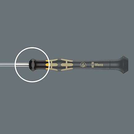 Wera 1550 PH ESD Kraftform Micro ristipääruuvimeisseli, 19 mm, 157 mm, 19 mm, 19 mm