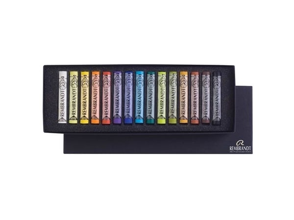 Rembrandt myk pastelsett, 15 hele pasteller