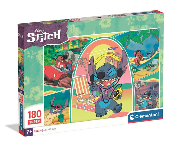 Clementoni Puslespil Stitch, 180 brikker (Super)