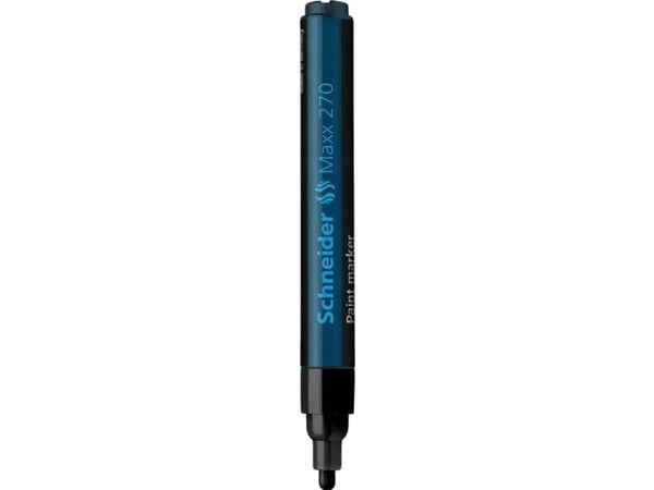 Schneider skriveredskaper Maxx 270, Sort, Sort, Blå, Mellem, prosjektilpinner, 1 mm, 3 mm