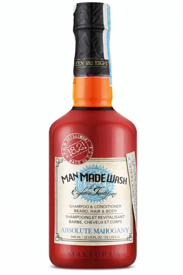 18.21 Man Made Wash – Absolute Mahogany - 3in1 shampoo 946 ml