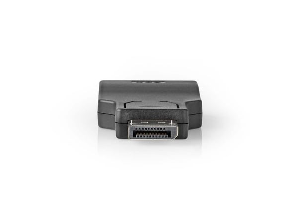 Nedis - Video adapter - DisplayPort (hann) til HD-15 (VGA) (hunn) - svart