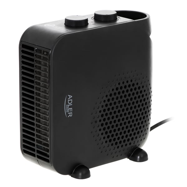 Adler AD 7725B vifteovn 2000 W, 2 varmeinnstillinger, svart