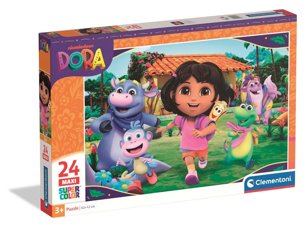Clementoni Puslespil Maxi Dora The Explorer 2025, 24 brikker