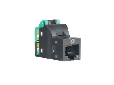 Actassi RJ45 Cat 5 S1 UTP -liitin datapistorasioihin ja kytkentäpaneeliin, 4PPoE-yhteensopiva, 12 kpl - (12 kpl)