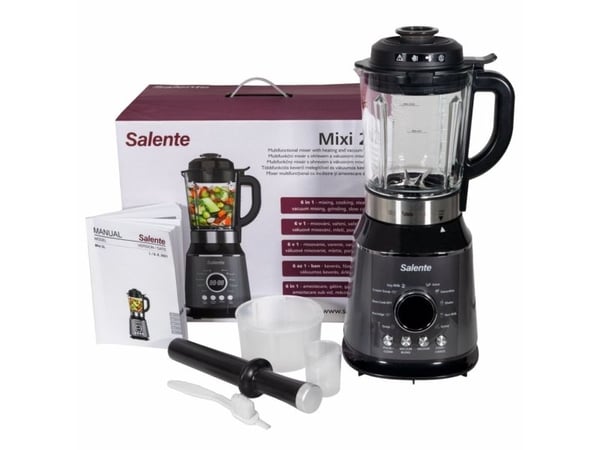 Salente MMSMIXI2L, Seisova tehosekoitin, Musta, Harmaa, Ruostumaton teräs, Sekoitus, 2 L, Painikkeet, 1000 W