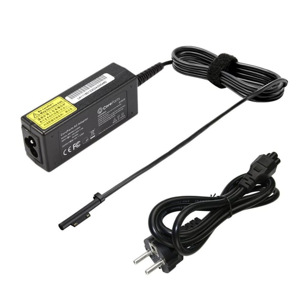 CoreParts - Strømadapter - 30 watt - for Microsoft Surface Book, Laptop, Laptop 2, Laptop 3, Pro 3, Pro 4, Pro 5, Pro 6, Pro 7, Pro 7+, Pro 8, Pro ...