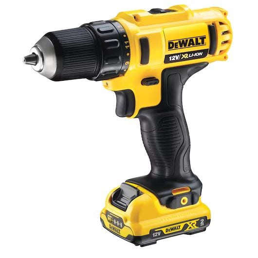 DeWALT DCD710D2-QW Sladdlös borr-/skruvdragare Li-Ion 12V 2.0Ah