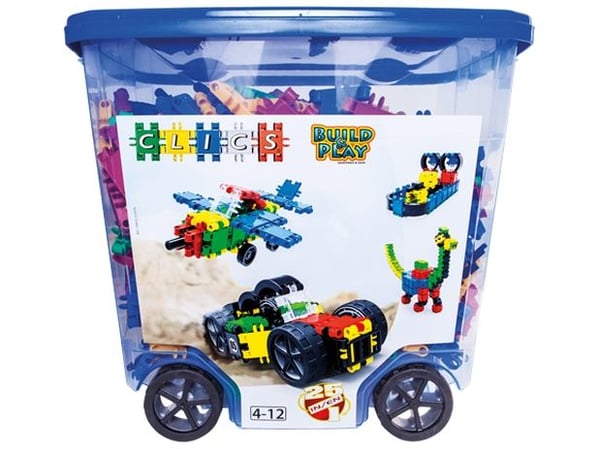 CLICS CB803, Stableblokker, 4 år, Plast, 628 stykker CLICS CB803, Stableblokker, 4 år, Plast, 628 stykker
