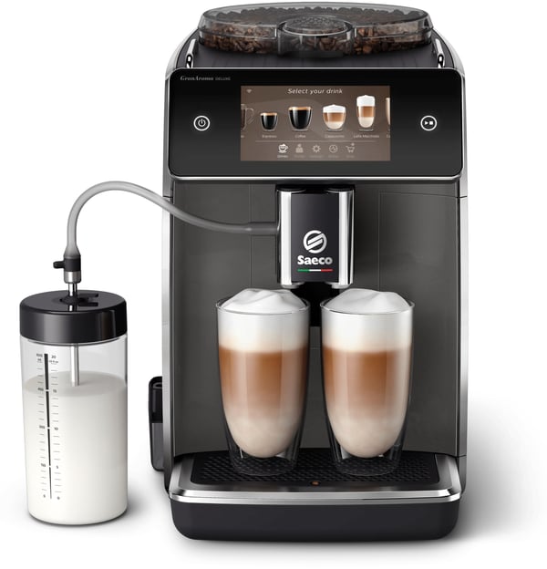 Saeco GranAroma Deluxe SM6682/10 espressomaskin 1,8 L, Panthera Gray