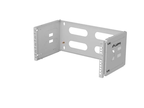 Lanberg - Rackveggmontering - folding, 497 x 400/240 - grå, RAL 7035 - 4U - 19"